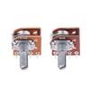 2/5Pcs 8Pins B50K B100K Sound Volume Amplifier Potentiometer Dual Channel 8-Pin Flower Shaft 20Mm 25Mm 30Mm Wh148 (16) Type