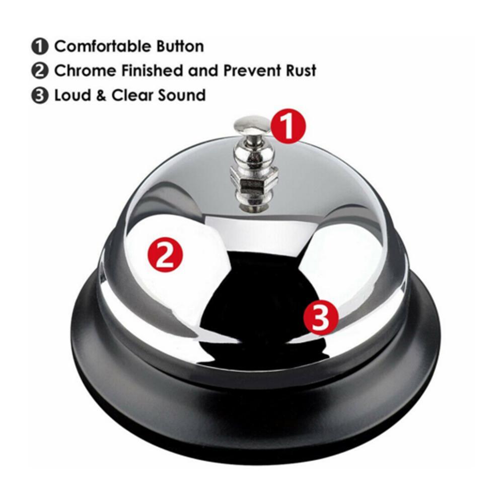 Desk Kitchen Hotel Counter Reception Christmas Craft Bell Restaurant Bar Ringer Call Bell Service Ring Home Restaurant Call Bell