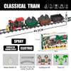 Classical Steam Train Toy - Electric Musical Railway with Lights, Ready Christmas Gift for Kids