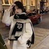 Женский геометрический двухсторонний шарф: Новая толстая шаль из искусственного кашемира для зимы