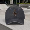 Vintage Nautical Compass Anchor Baseball Cap  Adjustable Duckbill Hat for Unisex  Women Outdoor Vacation Unisex