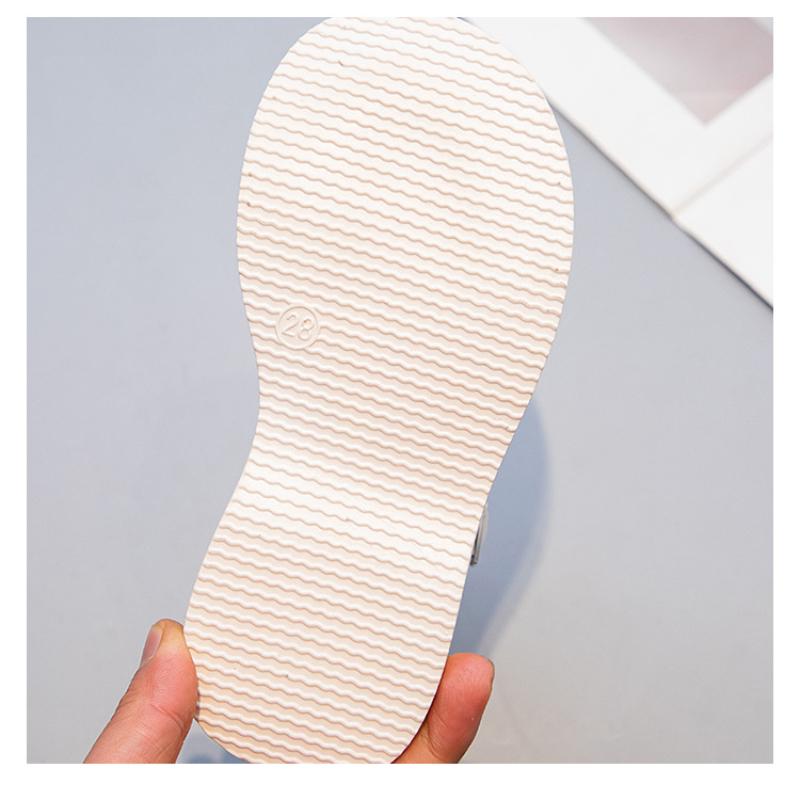 Spring New Patent Leather Girls Butterfly Flower Fashion Soft Sole Leather Shoes