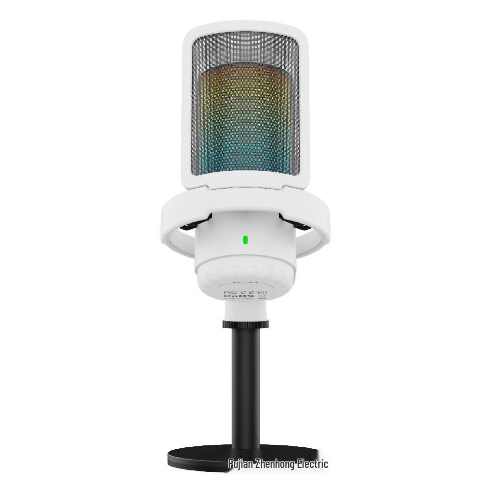 Трансграничный RGB-микрофон с шумоподавлением для игр, прямых трансляций и мобильного использования