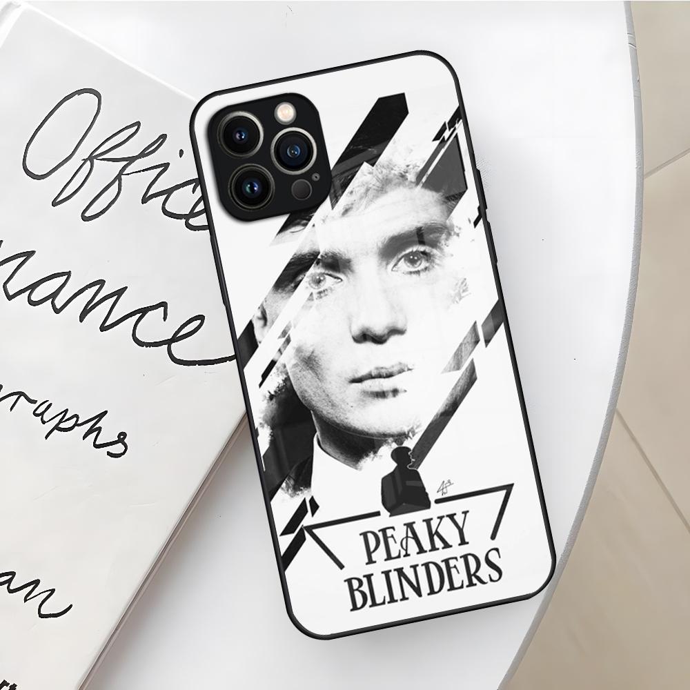 Чехол для телефона Peaky Blinders Томас Шелби для Iphone 16 15 14 12 11 13 Pro Max Mini X Xr Xs Se 8 Puls Стеклянная крышка
