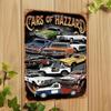 Ретро-металлическая табличка Hazzard Винтажный декор для дома, кухни, гаража, стены