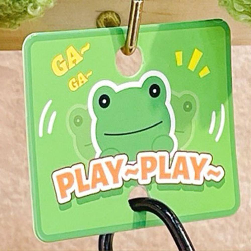 Игрушки для тряски, плюшевая игрушка, брелок для ключей, мультяшный рюкзак, мультяшная лягушка, брелок для детей