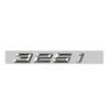 3D ABS Chrome Car Letters Rear Trunk Emblem Badge Sticker For BMW Lettering G20 316i 320i 320d 325i 330i 2020 2021 Accessories tv2