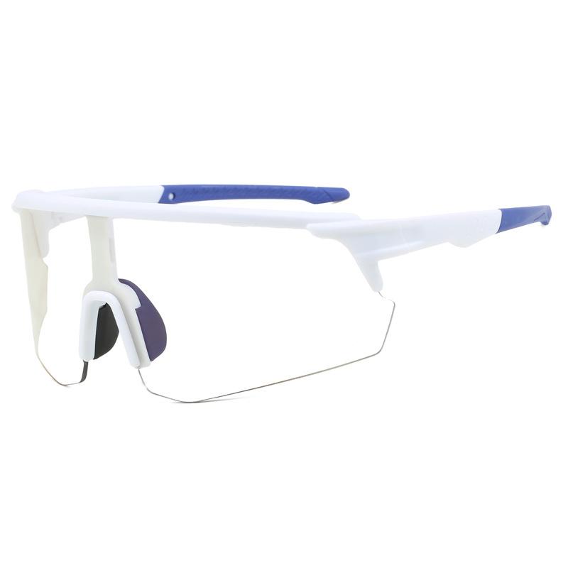 Cycling glasses photosensitive color-changing outdoor sports glasses sunglasses trendy men's and women's windproof goggles