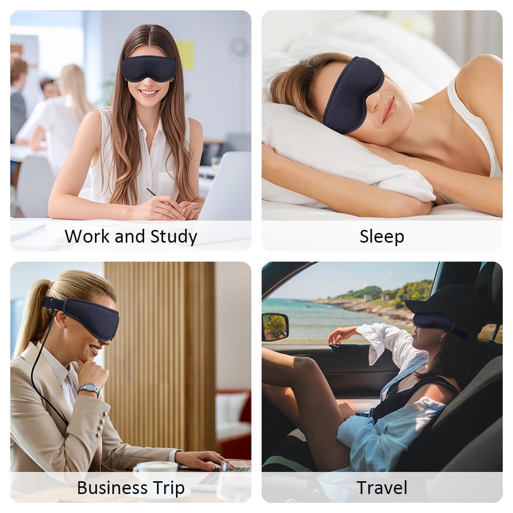 Level 3 Electric Steam Eye Massager Constant Temperature Hot Compress Sleep Facial Mask for Eye Relief And Fatigue Reduction