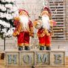 Christmas Santa Claus Decoration Desktop Santa Claus Figure Lifelike Santa Doll Home Ornament For