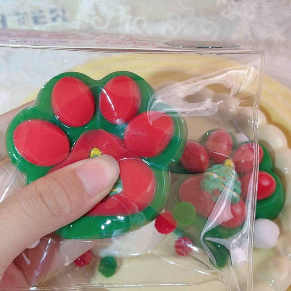 Игрушки для снятия стресса с кошачьей лапки TPR, игрушка для снятия стресса на елку, новая игрушка для снятия стресса и сжатия