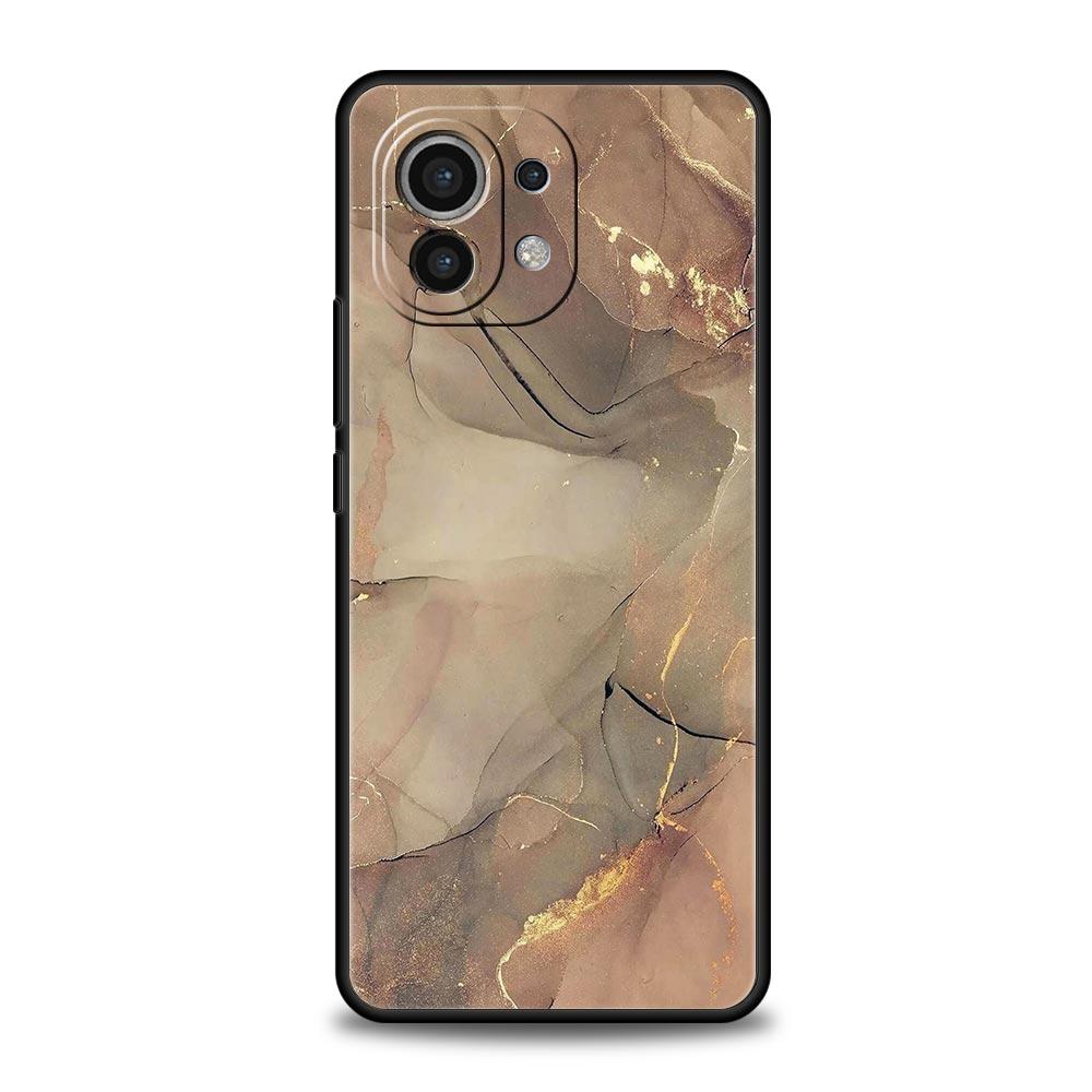 Чехол для телефона для Xiaomi 13 12 11 Lite 12T 11T 10T 9T Mi Poco M4 M3 X4 X3 Pro F4 F3 GT 5G Чехол Мягкий корпус Coque Мраморное искусство Мода