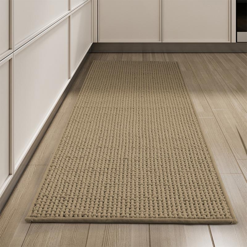Роскошный шениловый кухонный коврик, нескользящий коврик-дорожка, коврики, водопоглощающий длинный ковер, моющиеся коврики для ванной комнаты