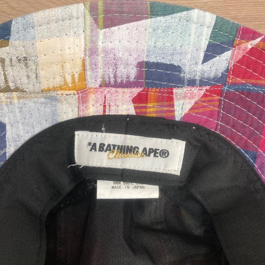 Б/у Панама пэчворк A BATHING APE Магазин Хирацука Одежда J