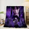 Wednes-day Gothic  Blanket Flannel Blanket for bed, sofa, Camping, Hiking, Picnic Essentials, gift for family Fan gifts