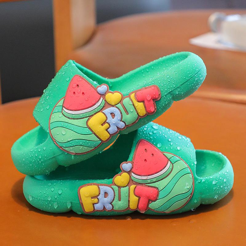 2024 Summer New Cartoon Soft Sole Non-slip Indoor Home Non-slip Outdoor Slippers for Boys and Girls