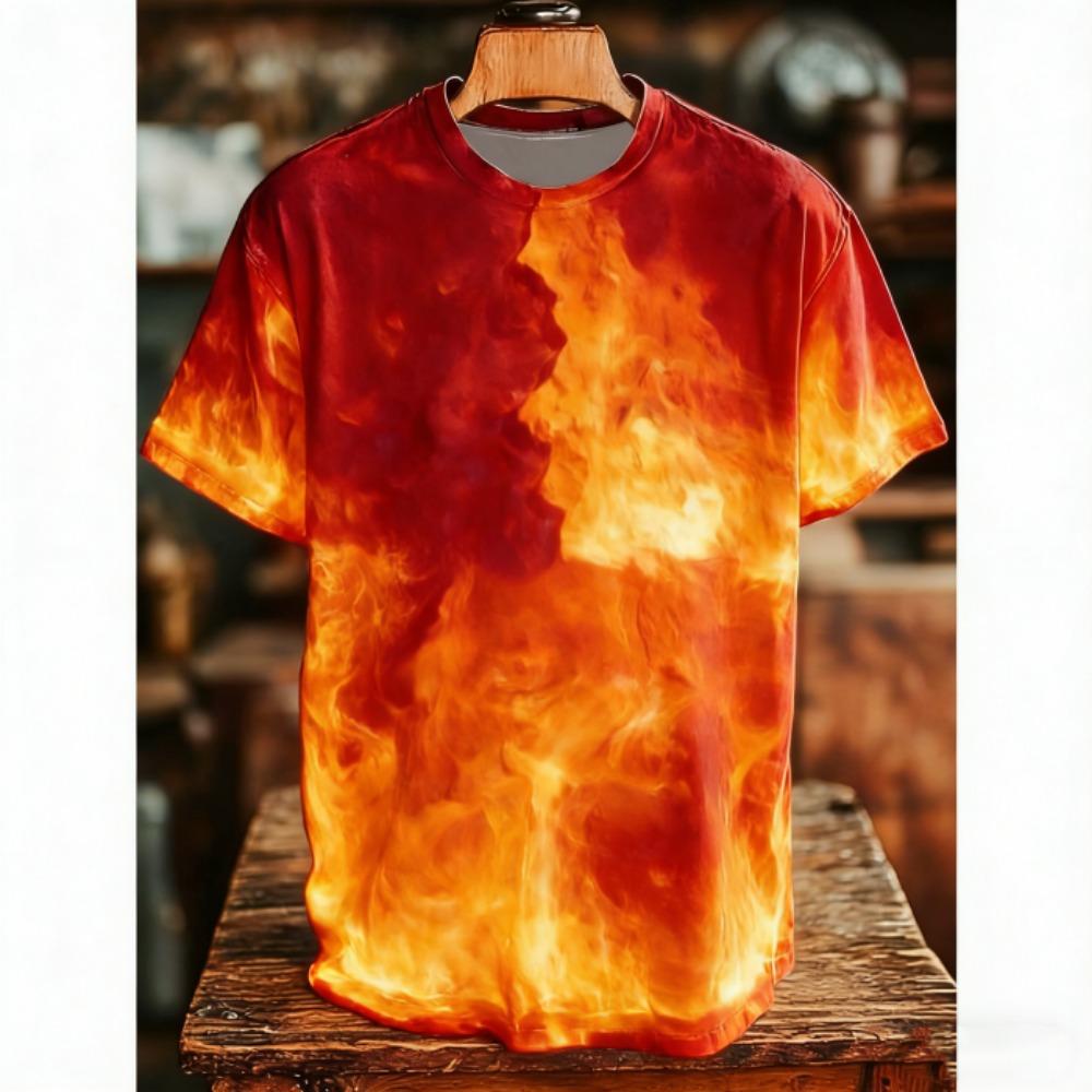 Europe and America Vintage Men's T-Shirts Fashion Street Short Sleeve Tee Shirts Loose Outdoor Casual Clothing T-shirt Women Tees Tops