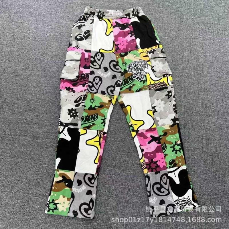 Mens Oversized Streetwear Hoodie Pants Set Cotton Long Sleeve Casual Tracksuit Fall Winter
