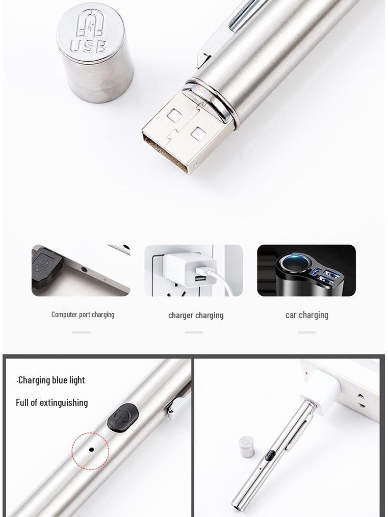 Wood's Lamp UV Flashlight for Cat Ringworm Detection with USB Charging, Fungal Fluorescence, and Money Verification