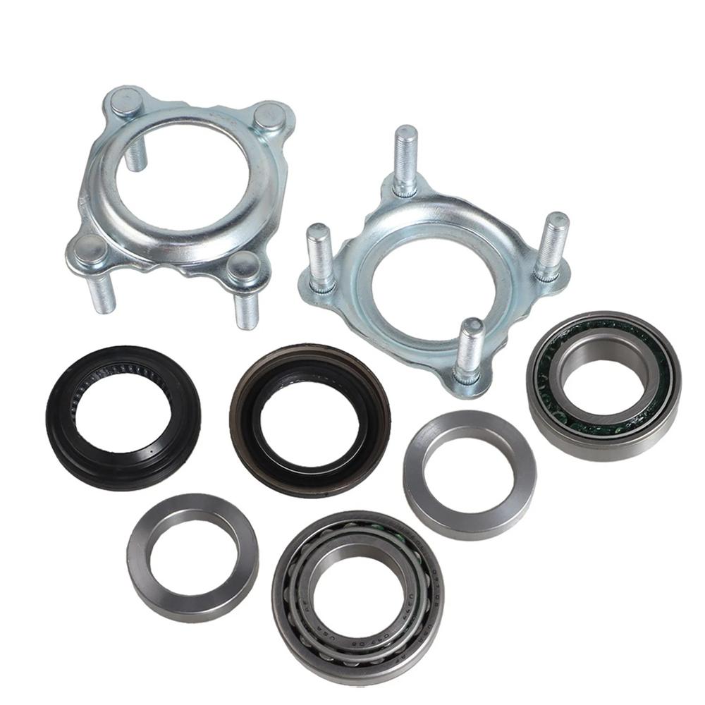 2 Set Rear Axle Bearing Seal & Retainer Kit For 2007-2018 Jeep JK Wrangler L & R