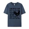 I Dream Of A Day When Chickens Can Cross TShirt Family Tops Shirts For Unisex Cotton Top TShirts Casual Cheap