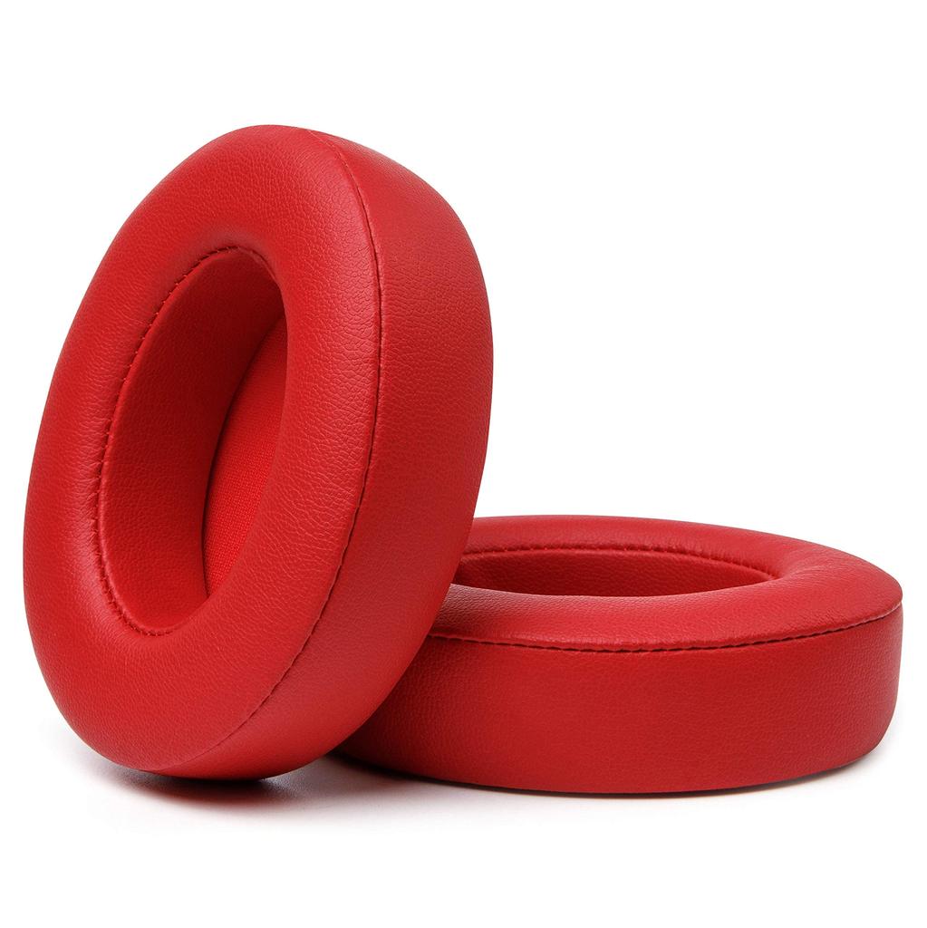 Replacement Ear Pads for Beats Studio 2 3 Wired and Wireless by WC Wicked Cushions Does Not Fit Beats Solo Softer PU Reinforced Stronger Adhesive Red