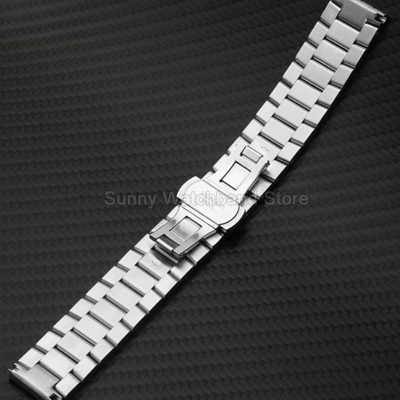 Stainless Steel Watch Strap for Chopard Happy Diamonds Series 15mm 18mm Special Lady Style Flat Interface Steel Watch Accessory