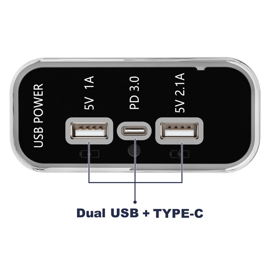 35.5W PD3.0 автомобильное зарядное устройство гнездо двойной USB 12/24V для мотоцикла авто грузовика квадроцикла лодки автофургона автобуса