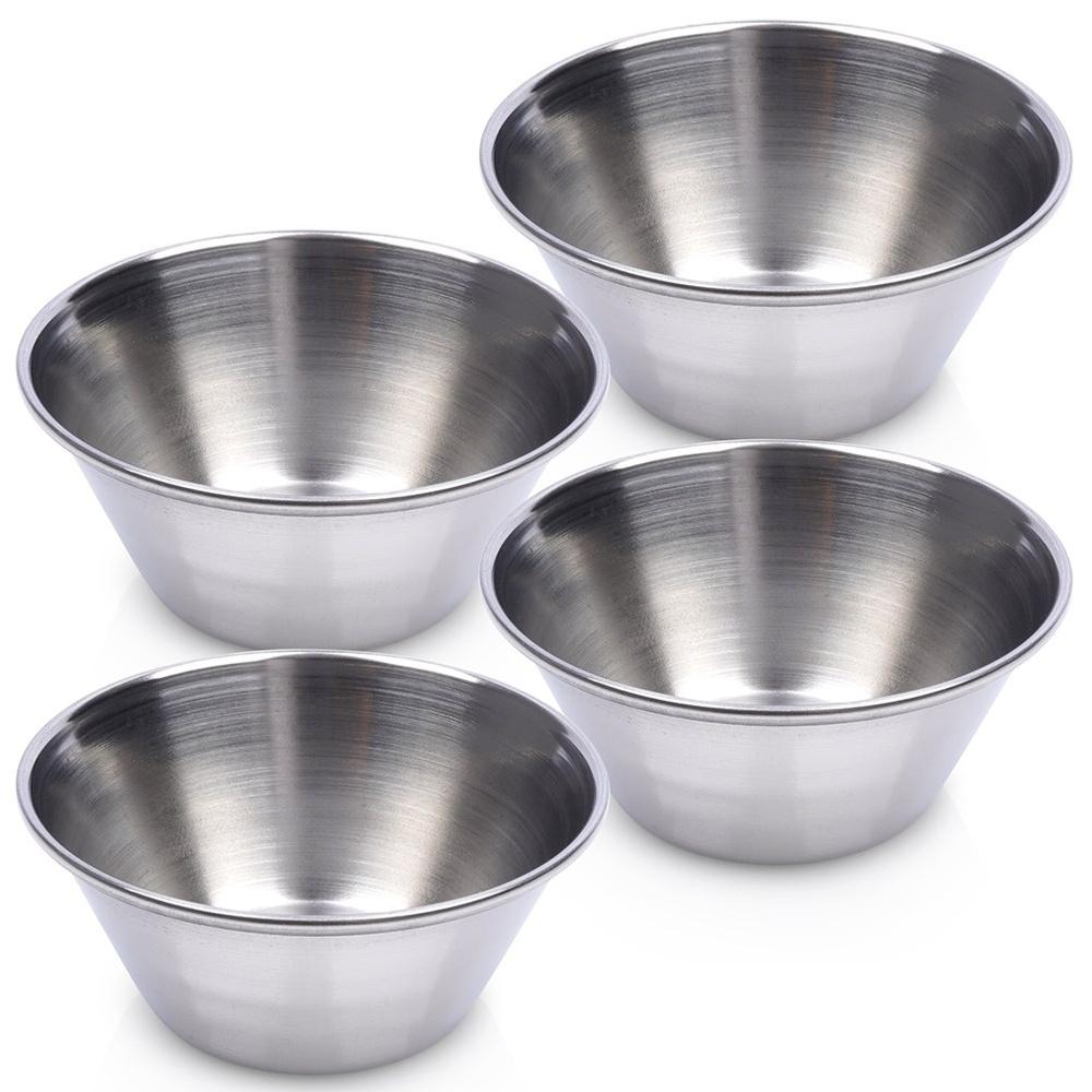 Steel dip sauce bowl 6 cm, 40 ml 4 pcs.
