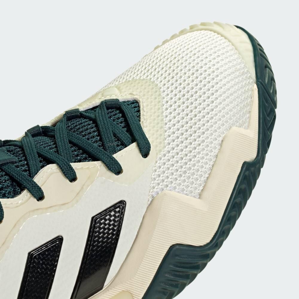 JH5129 adidas Barricade 13 Теннис Вне Белый Основной Черный Порошковый Бирюзовый (Мужской)