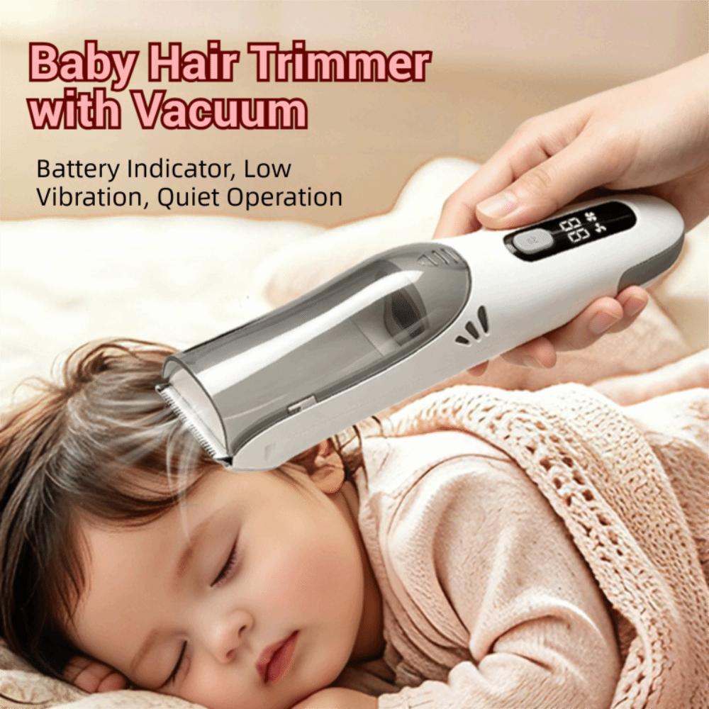 Waterproof Quiet Professional Hair Trimmer Automatic Suction Haircut Kit For Adults & Seniors