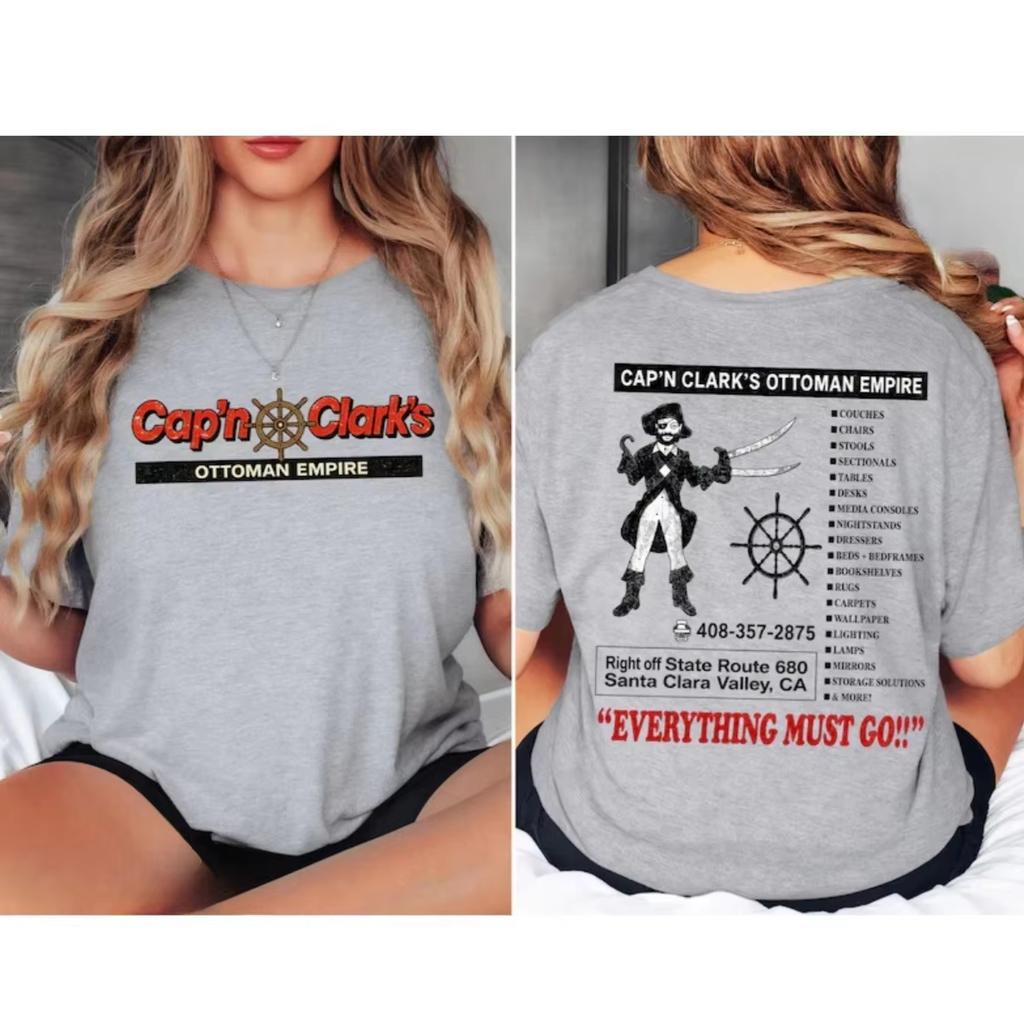 Hot Sale 2026 Round-neck Retro Pirate Letters T-shirt Unisex Harajuku Hip Hop Punk T-shirt Y2K Gothic Cotton Oversized T-shirts