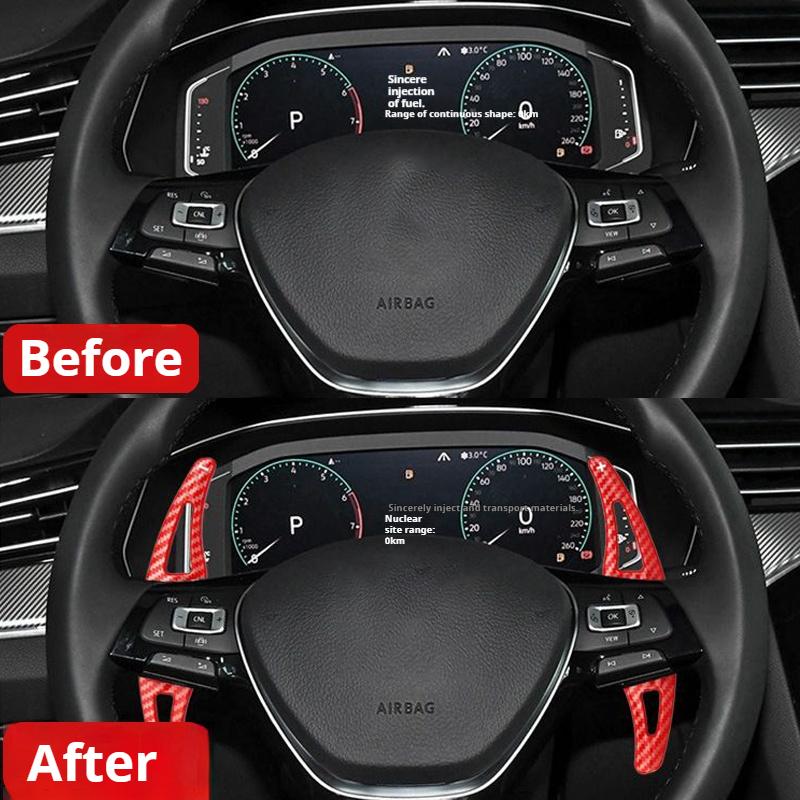 Auto Steering Wheel Rear Shift Paddle Car Steering Wheel Shift Paddle Extension For VW Golf 8 MK8 R GTI R Line ABS