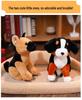 Cute German Shepherd, Golden Retriever, Husky, Bernese Mountain Dog, Beagle Plush Toy - Perfect Birthday Gift