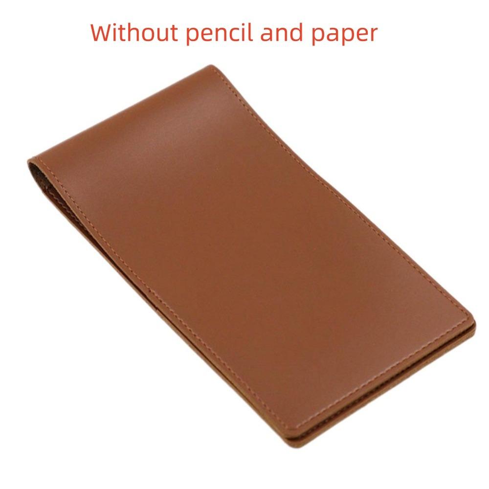 PU Leather Golf Score Book Yardage Book Score Notebook Golf Golf Scorecard Holder Enthusiasts