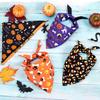 Halloween Pet Drool Scarf Cat Dog Triangle Scarf Pet Holiday Atmosphere Scarf Fun Pet Accessories Christmas Pet Supplies