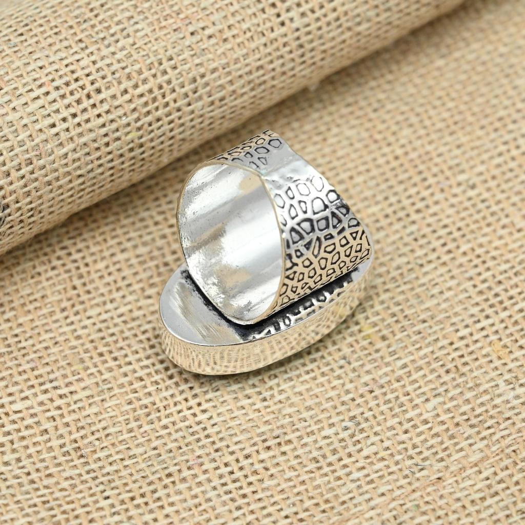 Aqua Apatite Gemstone 925 Sterling Silver Handmade Oval Shaped Jewelry Engagement Ring