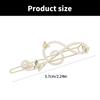 Shining Hairpin Music Note Shape Side Pin for Lady Elegant Bobby Pin Nonslip Hair Clip for Side Bangs Hair Ornament