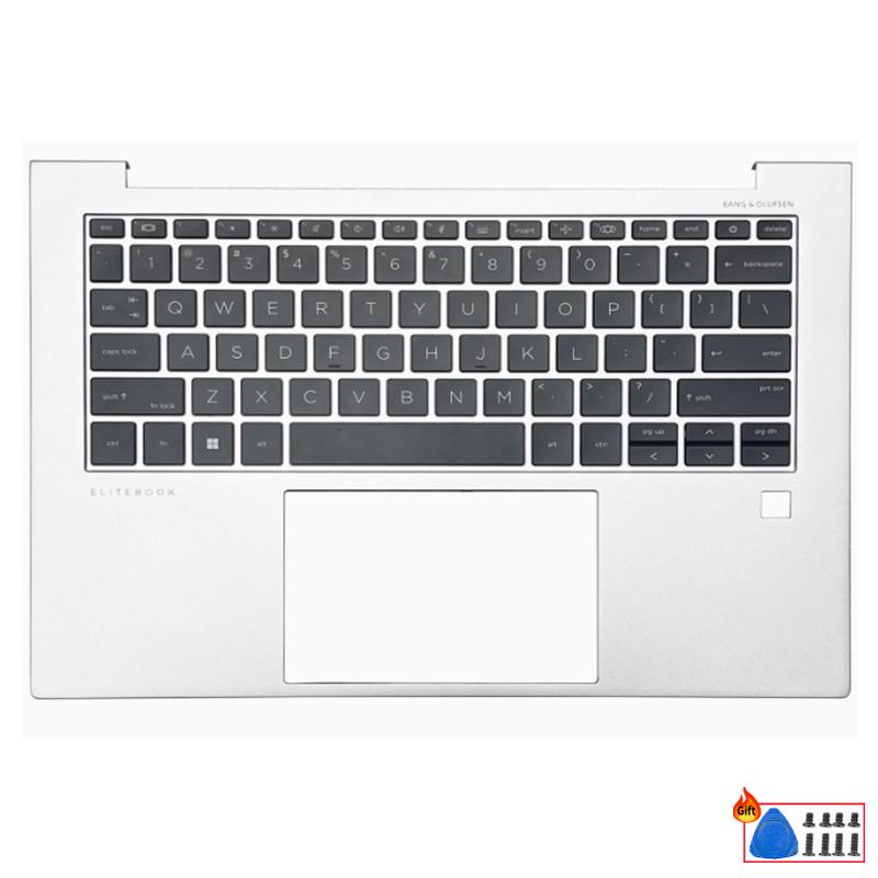 New For Elitebook 830 840 850 860 G7 G8 G9 G10 G11 US Keyboard With Backlit Palmrest Upper Cover Computer Replacement Parts Case