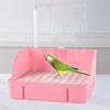Automatic Bird Bathtub Parrot Bath Shower Circulating Faucet Cage Accessories for Ferret