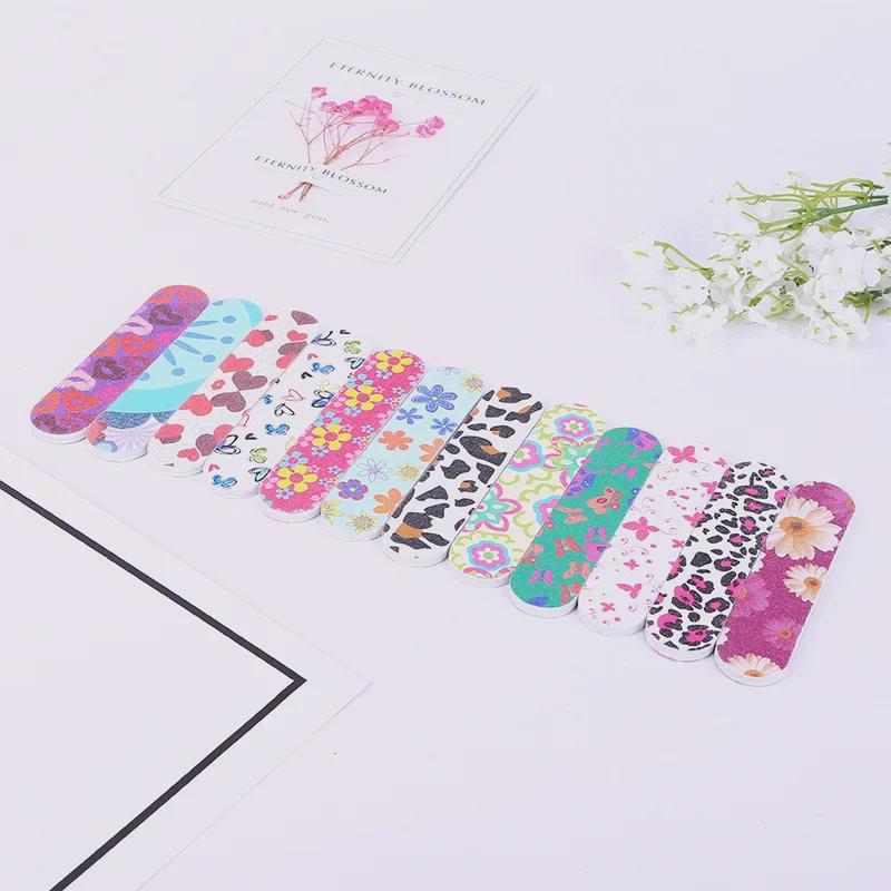 Двусторонняя пилка для ногтей: Полированная мини-полоска для маникюра 9x2 см — идеальный вариант для подарка