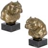 American Bully - Dog Statue, Bust On Stone Base, Sculpture, Trophy for Dog Show by Brand