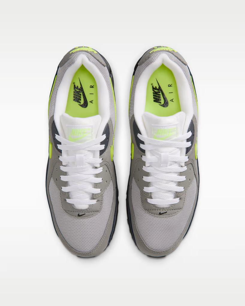IQ0289-010 Nike Air Max 90 Черный Неоновый Желтый (Мужской)