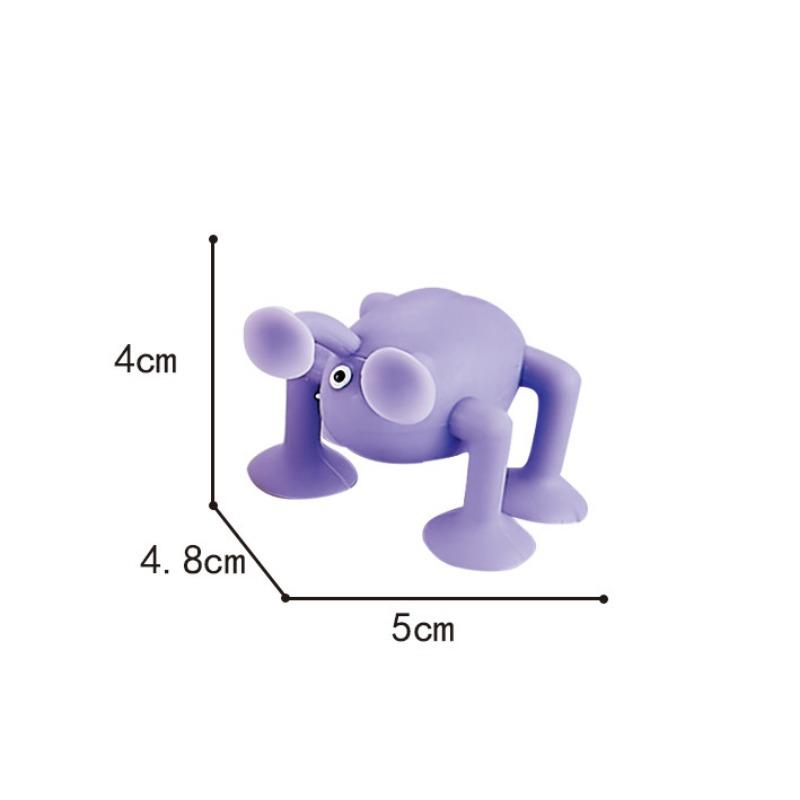 Suction Toy, Bath Toy, Montessori Toy, Bath Toy From 3 4 5 6 7 8 Years, Stress Relief Silicone Suction Cup Toy for Baby Children Boys and Girls