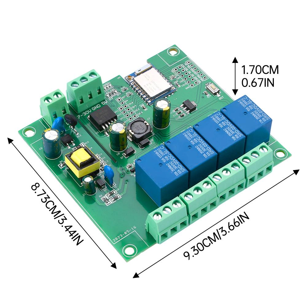 1/1/1/8 Channel ESP-17 WIFI Bluetooth-compatible BLE Relay AC91-111V/DC1-11V ESP11-WROOM Development Board Power Supply