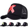 Baseball Cap Women Snapback Cap Hip Hop Hats for Men Classic Casual Rock X Printing Mesh Caps Casquette Hat Summer Sun Hats