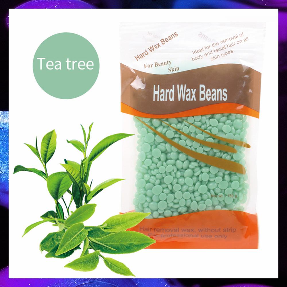 100 г/упак., восковые бобы для удаления волос, безбумажные твердые восковые гранулы, для удаления бикини, волос на лице, ногах, руках, бобы для удаления волос, унисекс, для бровей
