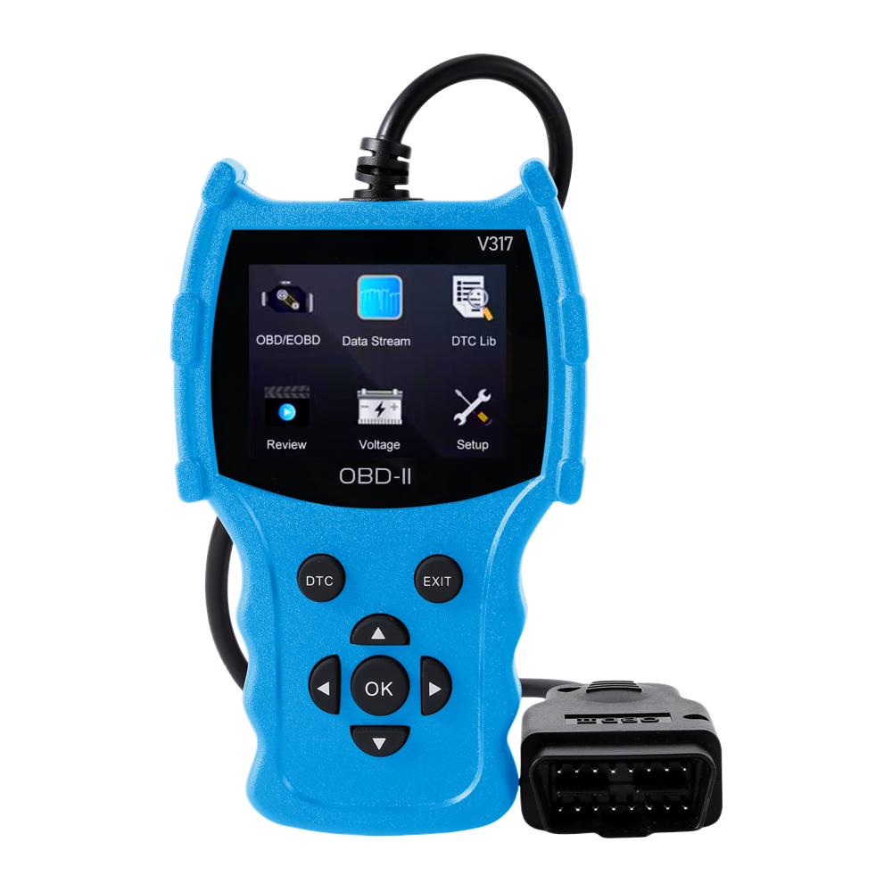 V317 OBD2 Диагностический сканер Автомобильный считыватель кодов Инструмент для проверки состояния автомобиля для автомобилей