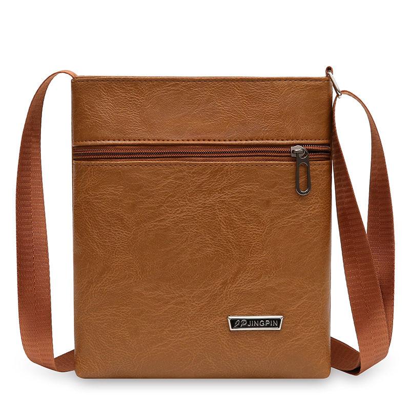 Мужская сумка через плечо с диагональным креплением, модная и повседневная рабочая сумка для телефона, мужская сумка