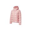 Zipper Hooded Down Jacket Winter Women Outerwear Newlywed-Pink 581614-14